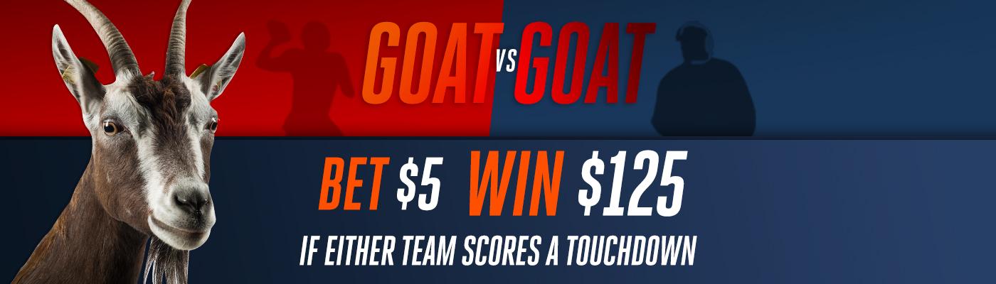 FanDuel Sportsbook Promo Has 25-1 Odds GOAT Boost on Bucs-Pats