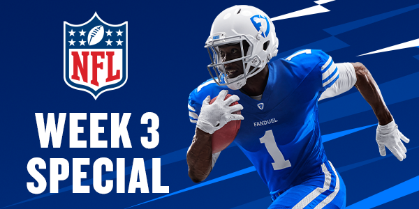 FanDuel™ Sportsbook Promos  Bet this Week 3 NFL RedZone Special on the  FanDuel Sportsbook! (9/24)