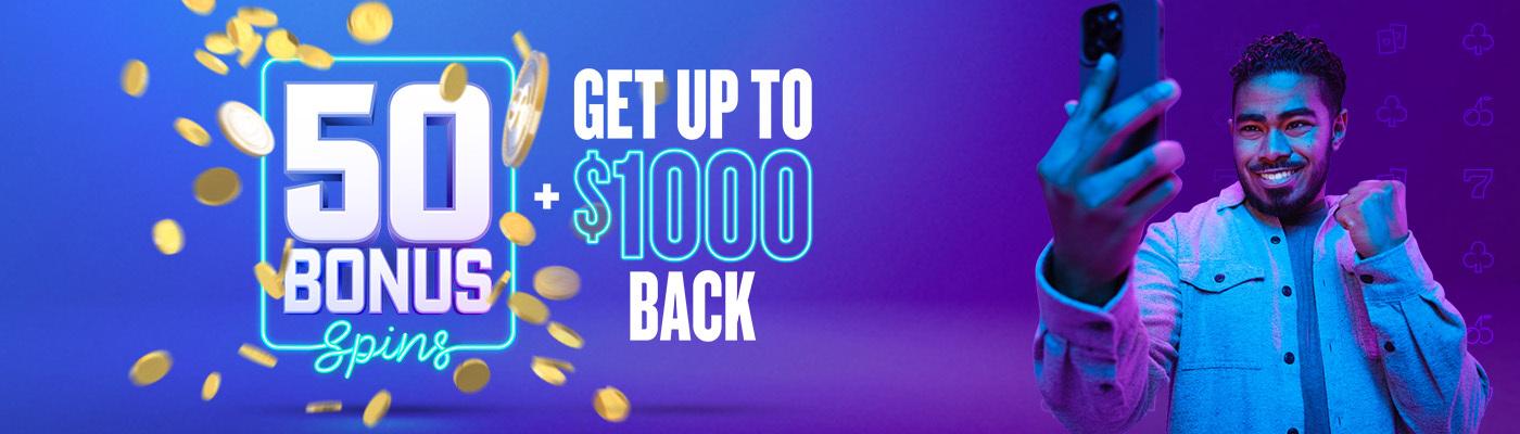 FanDuel Casino bonus: $1,000 back + 50 free bonus spins 