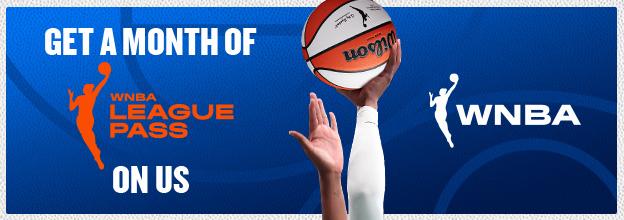 Promotion 2 of 8, All customers can place any $1 bet on the WNBA and get a month of WNBA League Pass on us!