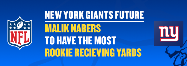 Promotion 4 of 4, Bet on Malik Nabers and the 2024-25 New York Giants on the Fanduel Sportsbook (9/4)