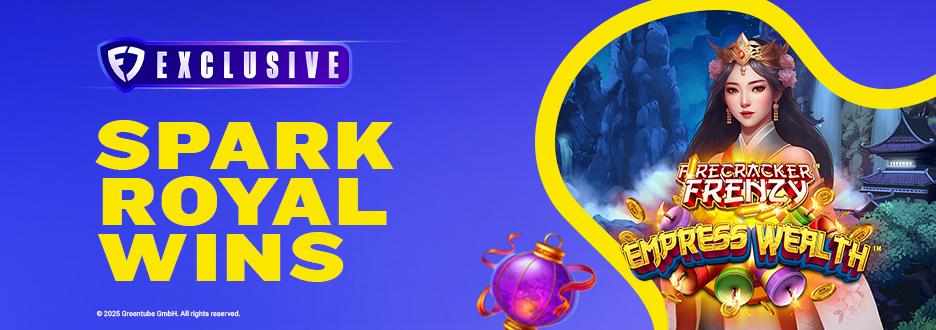 Go for a frenzy of crackling wins in this ancient world of wonder. Let the adventures begin on Firecracker Frenzy Empress Wealth – now available only on FanDuel Casino!