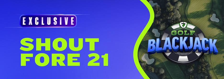 Swing your way to 21 when you play Golf Blackjack–only on FanDuel Casino!