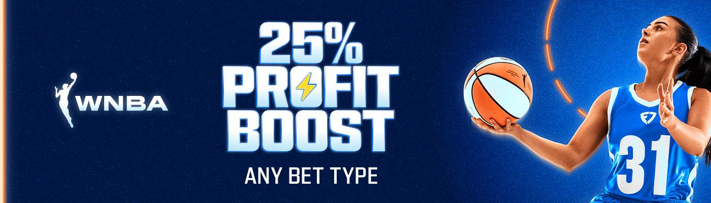 Get a 25% Profit Boost Token to use on ANY wager for ANY WNBA Playoff ...