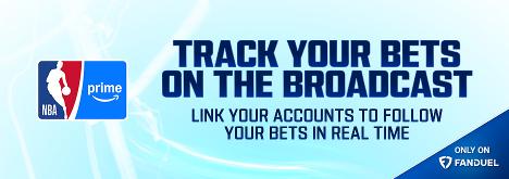Link your FanDuel and Prime Video accounts to track your bets live while you watch NBA games!