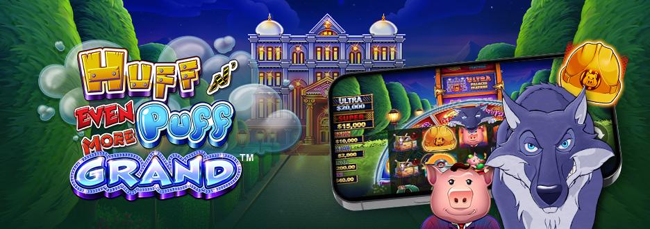 Spin for the chance to take your wins to new heights! Play Huff N' Even More Puff Grand – now available on FanDuel Casino!
