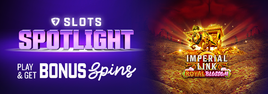 Opt in and bet $50+ on Imperial Link Royal Blossom to get 15 Bonus Spins. Don’t wait! Offer ends 5/28