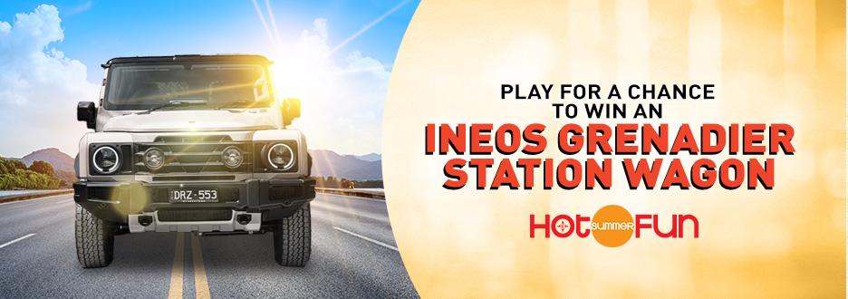 Enter for a chance to win the INEOS Grenadier Station Wagon Prize Drawing!
