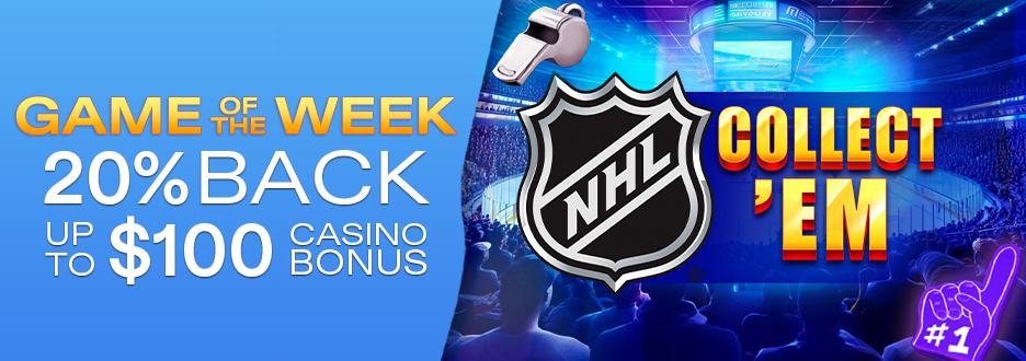 Get 20% on Net Losses up to $100 on "NHL Collect 'Em"! Offer expires May 17 at 11:59pm ET!