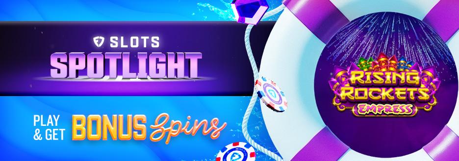 Opt in and bet $50+ on Rising Rockets Empress to get 15 Bonus Spins. Don’t wait! Offer ends 7/23