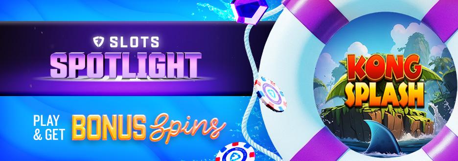 Opt in and bet $50+ on Kong Splash to get 15 Bonus Spins. Don’t wait! Offer ends 9/3