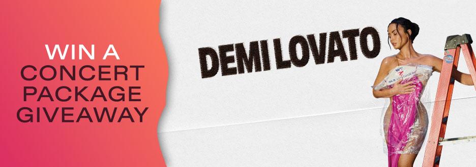 Enter for a chance to win the Demi Lovato Concert Package Giveaway!