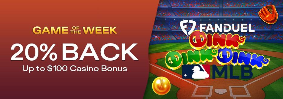 Get 20% on Net Losses up to $100 on "Oink Oink Oink MLB"! Offer expires July 19 at 11:59pm ET!
