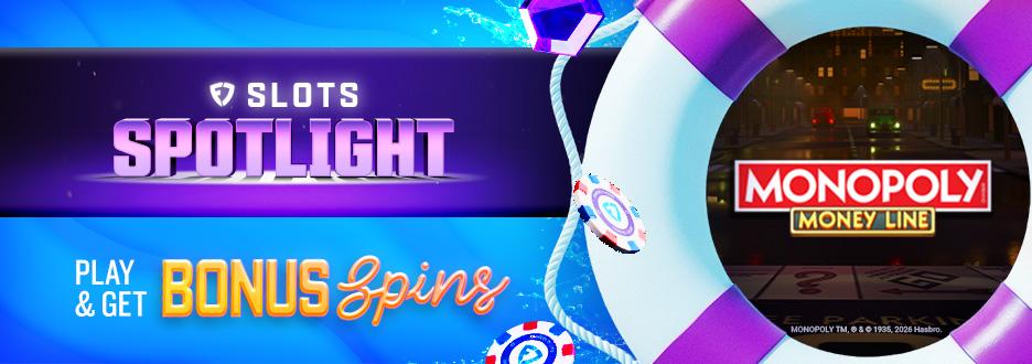Opt in and bet $50+ on Monopoly Money Line to get 15 Bonus Spins. Don’t wait! Offer ends 8/20