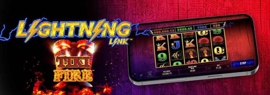 Travel to an island oasis for your chance to ignite big wins when you play Lightning Link Tiki Fire, now available on FanDuel Casino!
