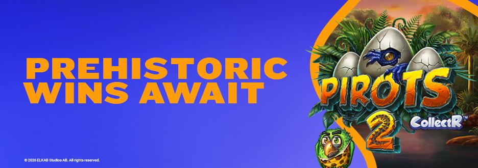 Fly to ancient lands in search of big wins and bonuses when you play the new Pirots 2 slot game!