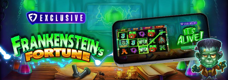 Enter the lab for your chance to bring big wins to life when you play Frankenstein's Fortune, only on FanDuel Casino!