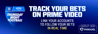 Now you can link your FanDuel and Prime Video accounts to track your bets live while you watch Thursday Night Football!