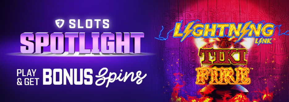Opt in and bet $50+ on Lightning Link Tiki Fire to get 15 Bonus Spins. Don’t wait! Offer ends 9/10