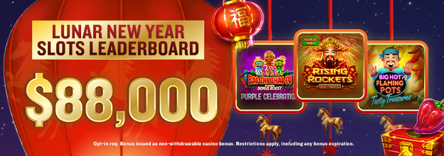 Wager on any game(s) listed in the Lunar New Year Slots category for a chance to win up to $5,000 in Casino Bonus - Only on FanDuel Casino! Wager on any game(s) listed in the Lunar New Year Slots category for a chance to win up to $5,000 in Casino Bonus - Only on FanDuel Casino!