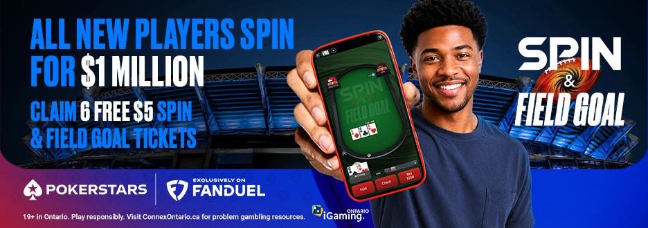 Spin & Field Goal: Your chance to win $1M is here!